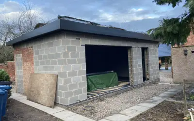 Photo of New Flat Roof Installation